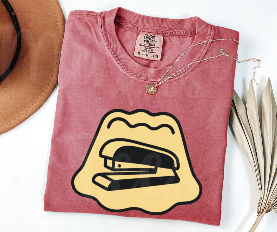 "Jelly Stapler" Sarcastic Design The Office Inspired Unisex heavyweight t-shirt