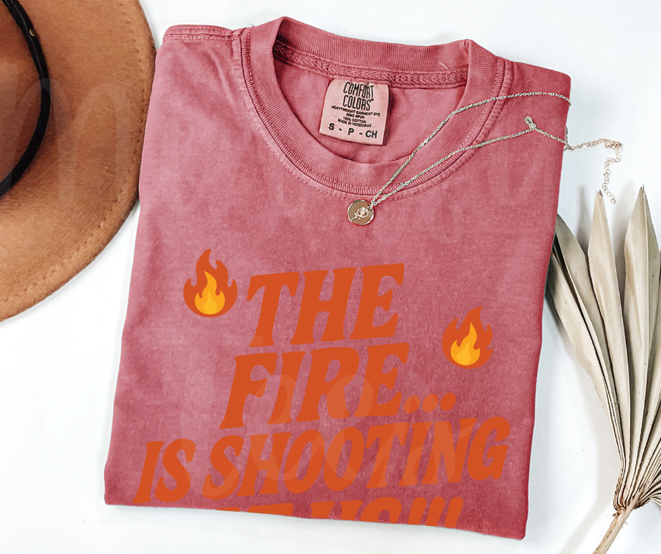 "This Fire" Sarcastic Design The Office Inspired Unisex heavyweight t-shirt