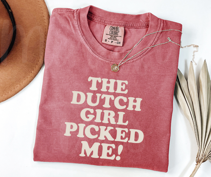 "The Dutch Girl" Sarcastic Design Friends Inspired Unisex heavyweight t-shirt