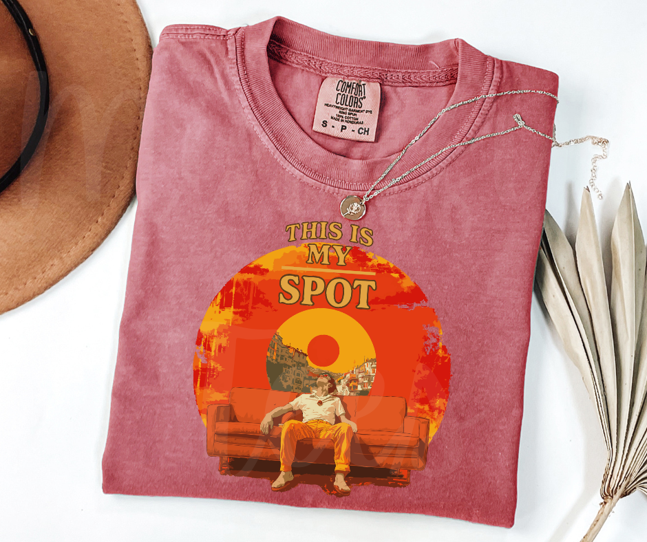 "This is My Spot" Sarcastic Design Unisex heavyweight t-shirt