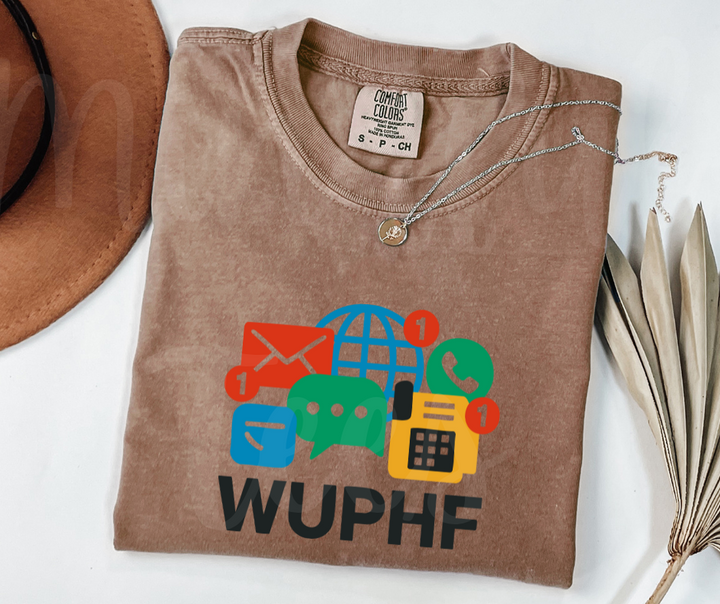 "Wuphf" Sarcastic Design The Office Inspired Unisex heavyweight t-shirt