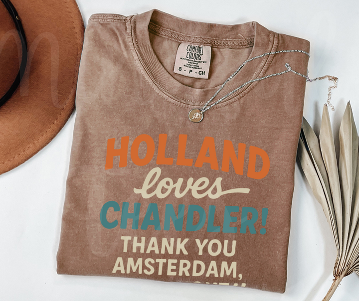 "Holland" Sarcastic Design Friends Inspired Unisex heavyweight t-shirt
