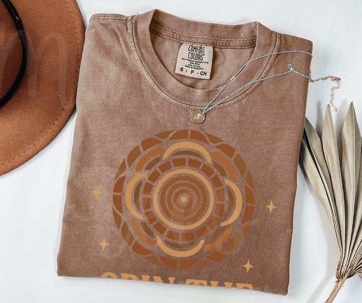 "Spin The Wheel" Funny Design Pottery Clay Hobby Inspired Unisex heavyweight t-shirt