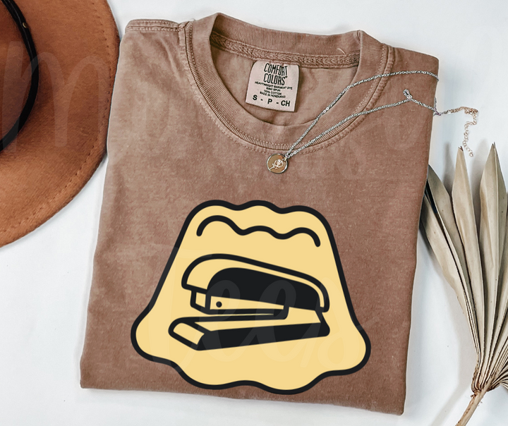 "Jelly Stapler" Sarcastic Design The Office Inspired Unisex heavyweight t-shirt