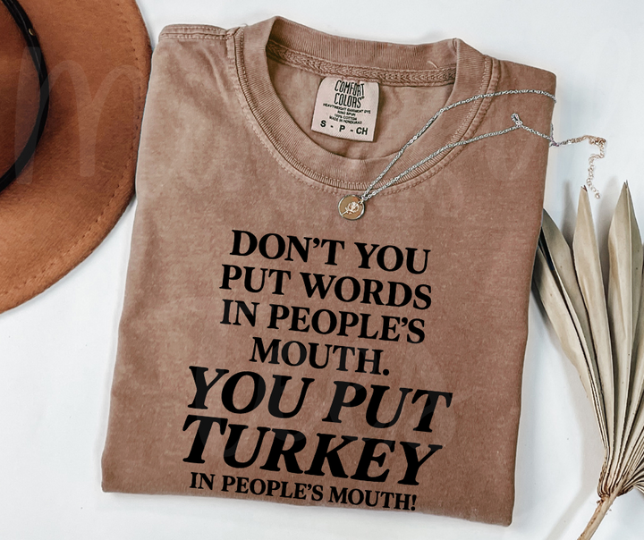 "Turkey" Sarcastic Design Friends Inspired Unisex heavyweight t-shirt