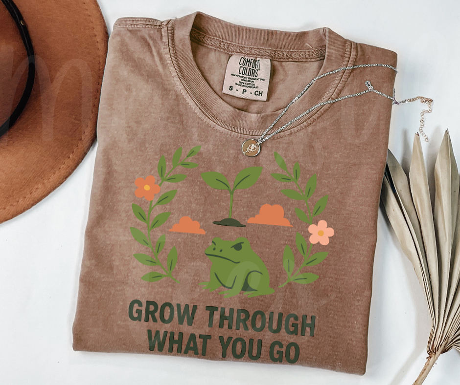 "Grow" Funny Plant Lover Tee Design Unisex heavyweight t-shirt