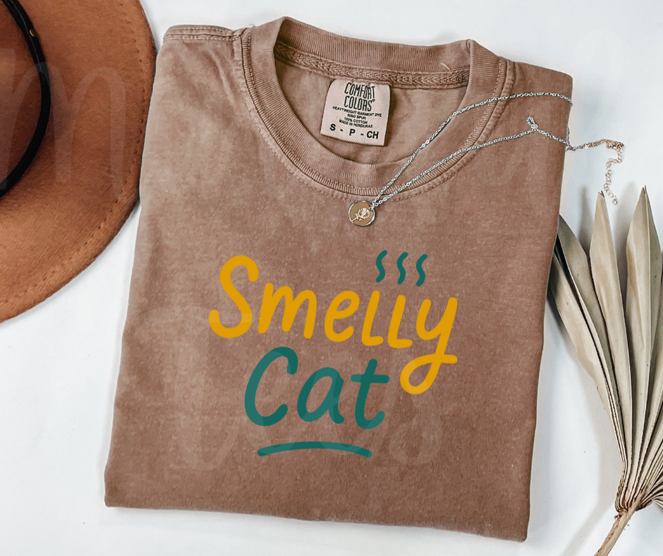 "Smelly Cat" Sarcastic Design Friends Inspired Unisex heavyweight t-shirt