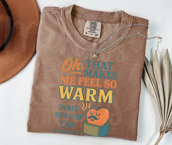 "Hollow Tin Chest" Sarcastic Design Friends Inspired Unisex heavyweight t-shirt