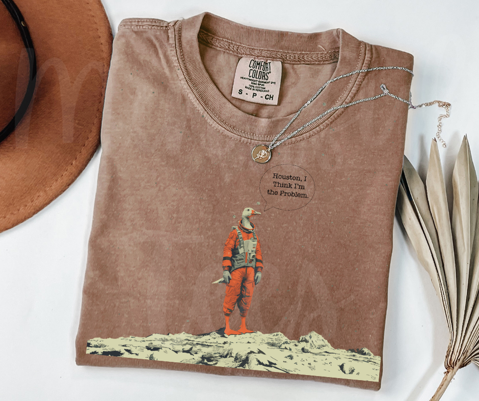 "Houston" Sarcastic Design Unisex heavyweight t-shirt