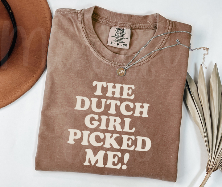 "The Dutch Girl" Sarcastic Design Friends Inspired Unisex heavyweight t-shirt
