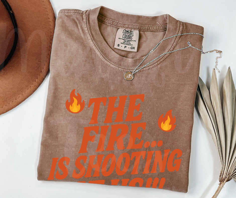 "This Fire" Sarcastic Design The Office Inspired Unisex heavyweight t-shirt