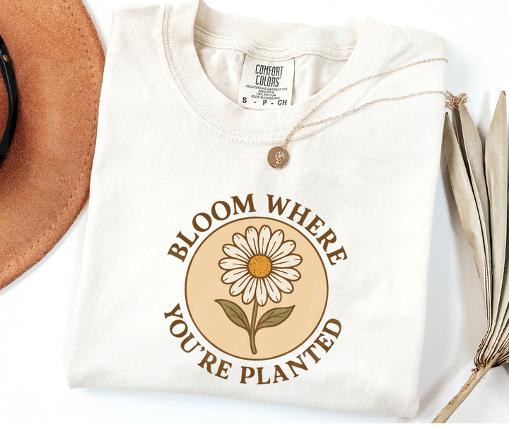 "Bloom" Funny Plant Lover Tee Design Unisex heavyweight t-shirt