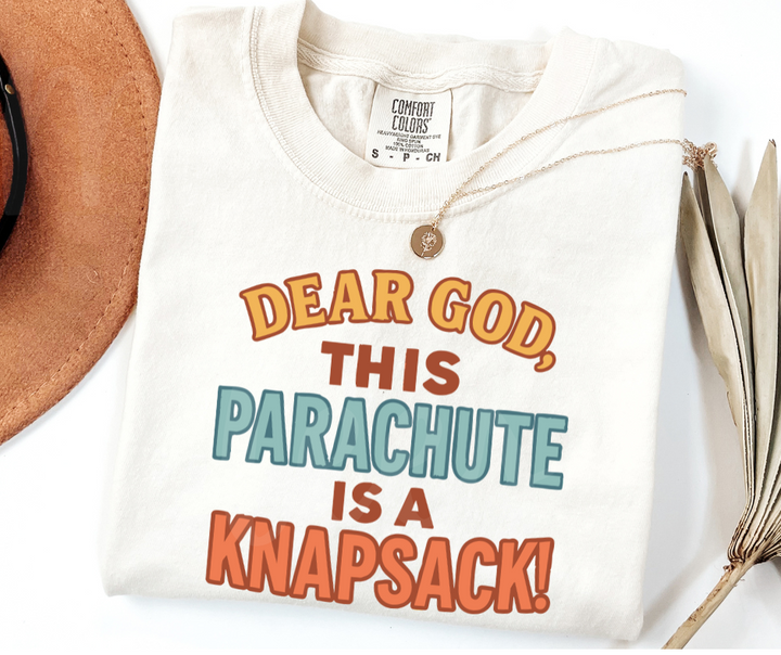 "Parachute" Sarcastic Design Friends Inspired Unisex heavyweight t-shirt