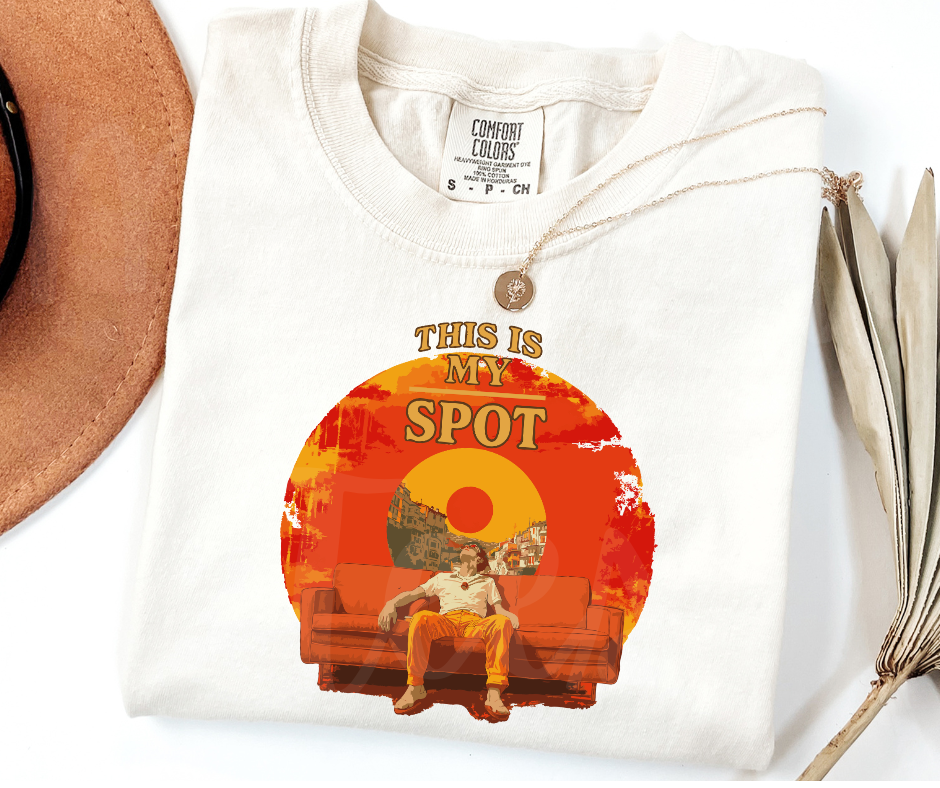 "This is My Spot" Sarcastic Design Unisex heavyweight t-shirt
