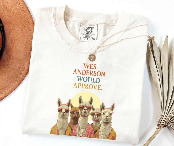 "Wes Anderson" Sarcastic Design Unisex heavyweight t-shirt