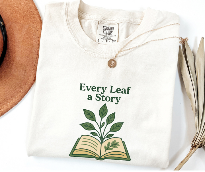 "Every Leaf" Funny Plant Lover Tee Design Unisex heavyweight t-shirt