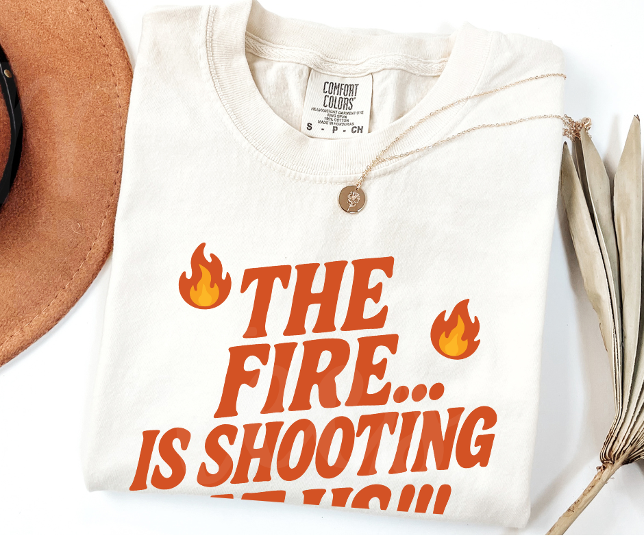 "This Fire" Sarcastic Design The Office Inspired Unisex heavyweight t-shirt