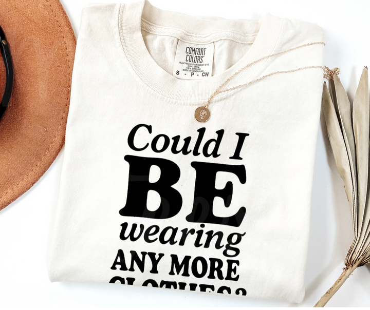 "Could I BE?" Sarcastic Design Friends Inspired Unisex heavyweight t-shirt