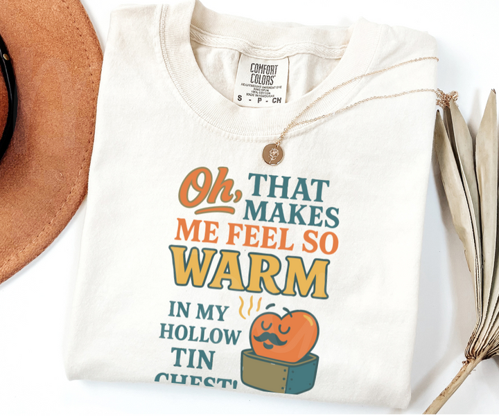 "Hollow Tin Chest" Sarcastic Design Friends Inspired Unisex heavyweight t-shirt