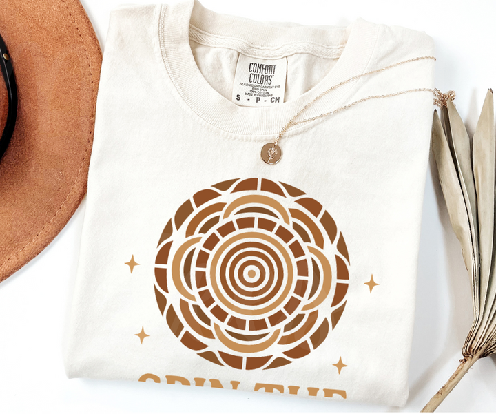 "Spin The Wheel" Funny Design Pottery Clay Hobby Inspired Unisex heavyweight t-shirt