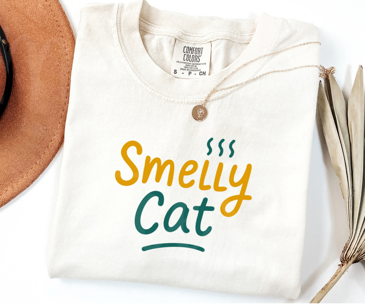 "Smelly Cat" Sarcastic Design Friends Inspired Unisex heavyweight t-shirt