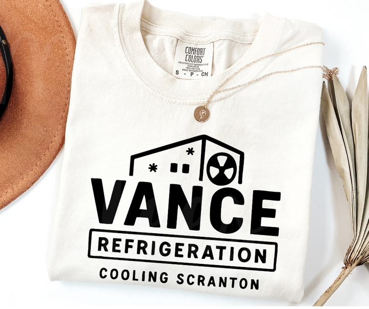 "Vance Refrigerations" Sarcastic Design The Office Inspired Unisex heavyweight t-shirt
