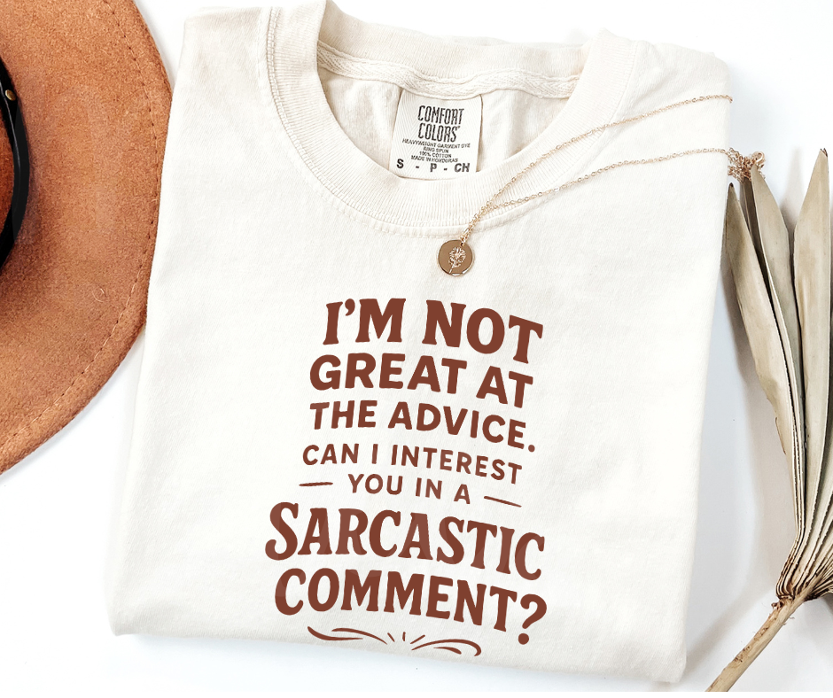 "Sarcastic comment" Sarcastic Design Friends Inspired Unisex heavyweight t-shirt