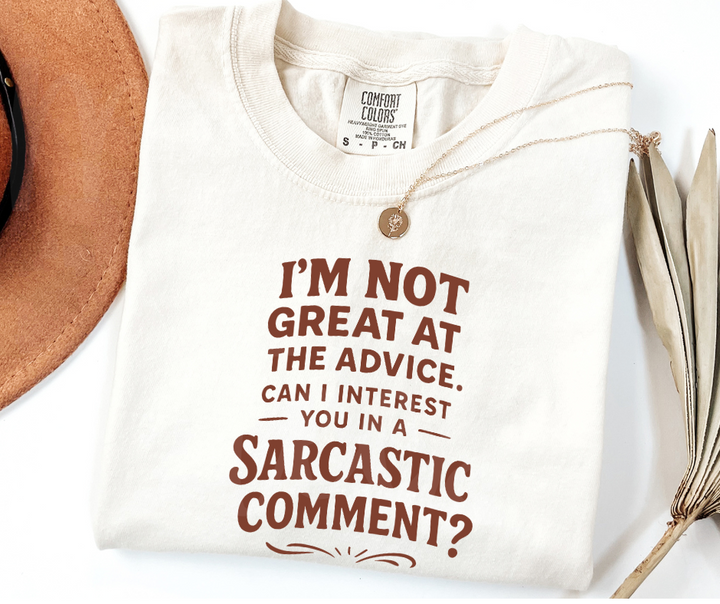 "Sarcastic comment" Sarcastic Design Friends Inspired Unisex heavyweight t-shirt