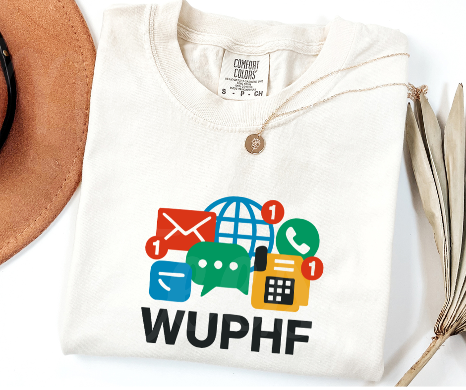 "Wuphf" Sarcastic Design The Office Inspired Unisex heavyweight t-shirt