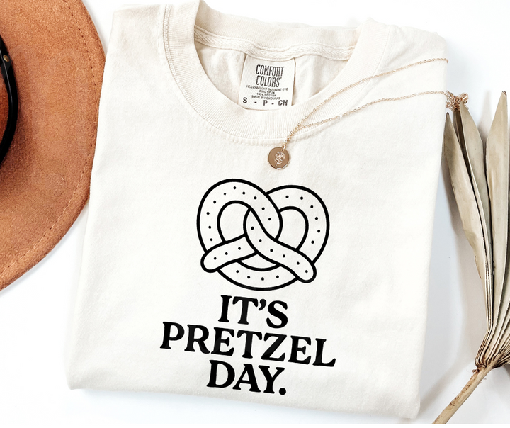 "Pretzel's Day" Sarcastic Design The Office Inspired Unisex heavyweight t-shirt