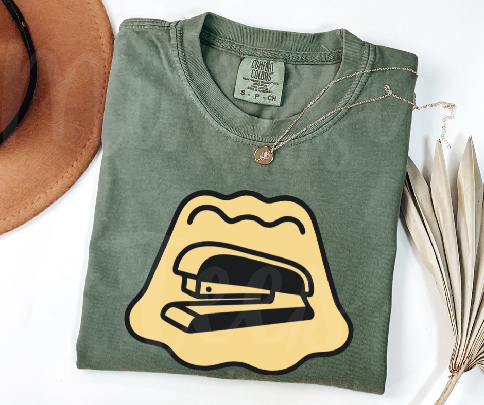 "Jelly Stapler" Sarcastic Design The Office Inspired Unisex heavyweight t-shirt