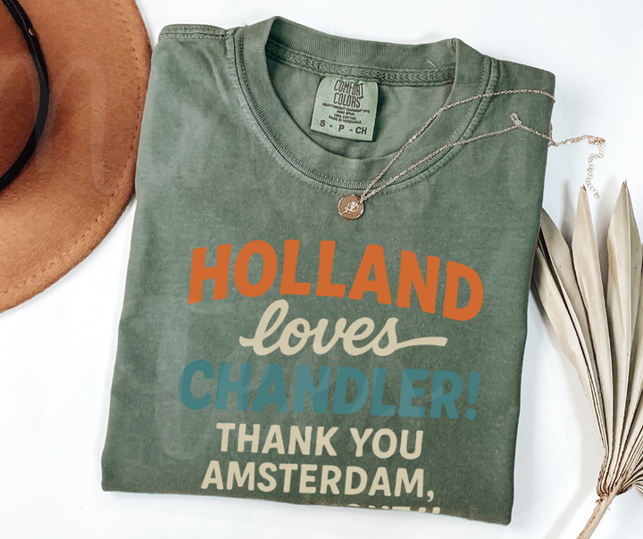 "Holland" Sarcastic Design Friends Inspired Unisex heavyweight t-shirt