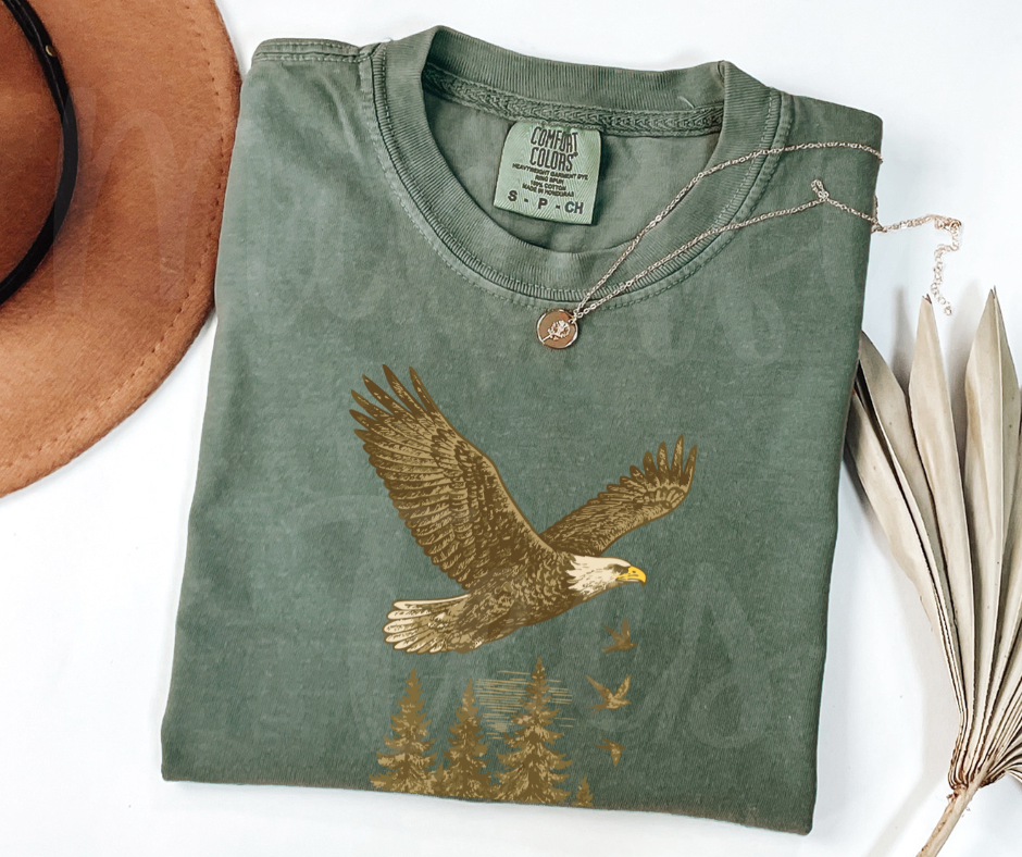"Bald Eagle" Birdwatching Design Birds and Nature Inspired Unisex heavyweight t-shirt