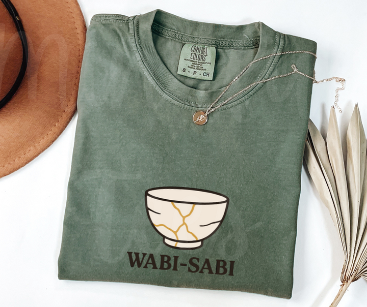 "Wabi Sabi" Funny Design Pottery Clay Hobby Inspired Unisex heavyweight t-shirt