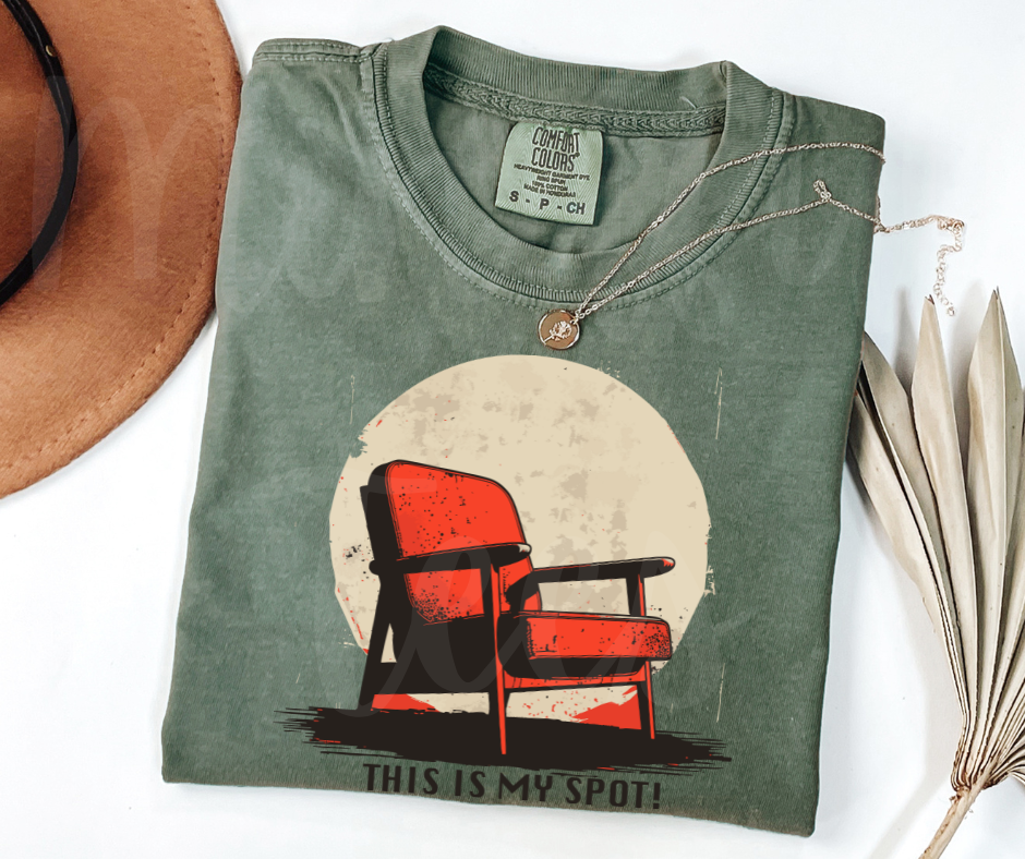 "This Is My Spot" Sarcastic Design Unisex heavyweight t-shirt