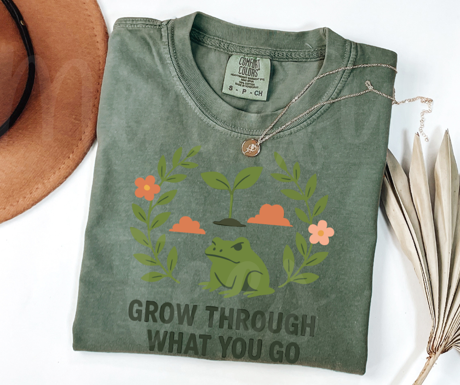 "Grow" Funny Plant Lover Tee Design Unisex heavyweight t-shirt