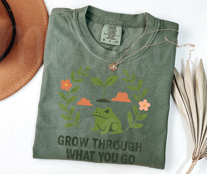"Grow" Funny Plant Lover Tee Design Unisex heavyweight t-shirt