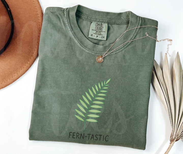 "Ferntastic" Funny Plant Lover Tee Design Unisex heavyweight t-shirt
