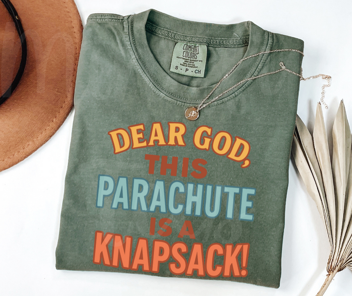 "Parachute" Sarcastic Design Friends Inspired Unisex heavyweight t-shirt