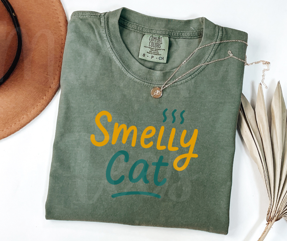 "Smelly Cat" Sarcastic Design Friends Inspired Unisex heavyweight t-shirt