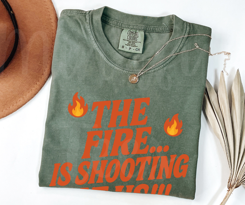 "This Fire" Sarcastic Design The Office Inspired Unisex heavyweight t-shirt