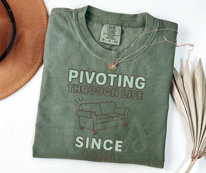 "Pivot" Sarcastic Design Friends Inspired Unisex heavyweight t-shirt