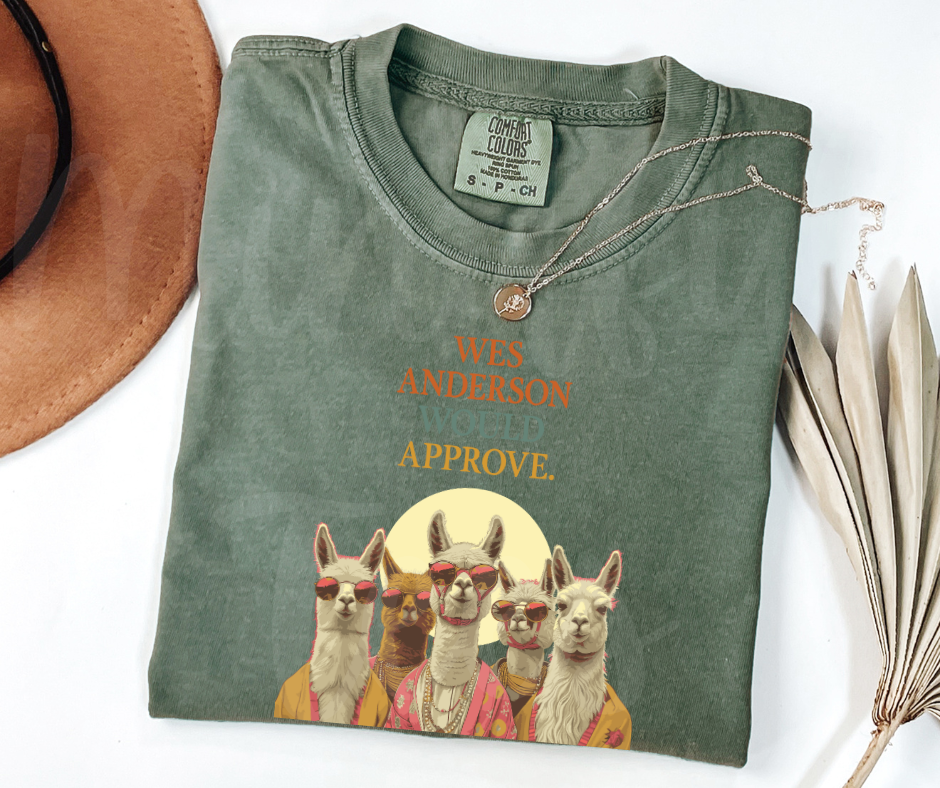 "Wes Anderson" Sarcastic Design Unisex heavyweight t-shirt