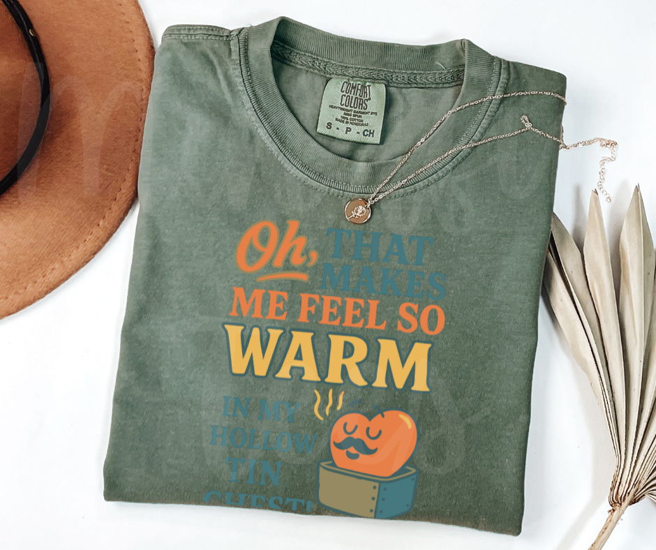 "Hollow Tin Chest" Sarcastic Design Friends Inspired Unisex heavyweight t-shirt