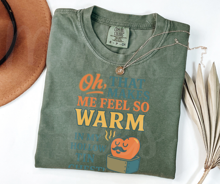 "Hollow Tin Chest" Sarcastic Design Friends Inspired Unisex heavyweight t-shirt