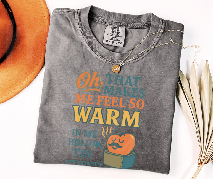"Hollow Tin Chest" Sarcastic Design Friends Inspired Unisex heavyweight t-shirt