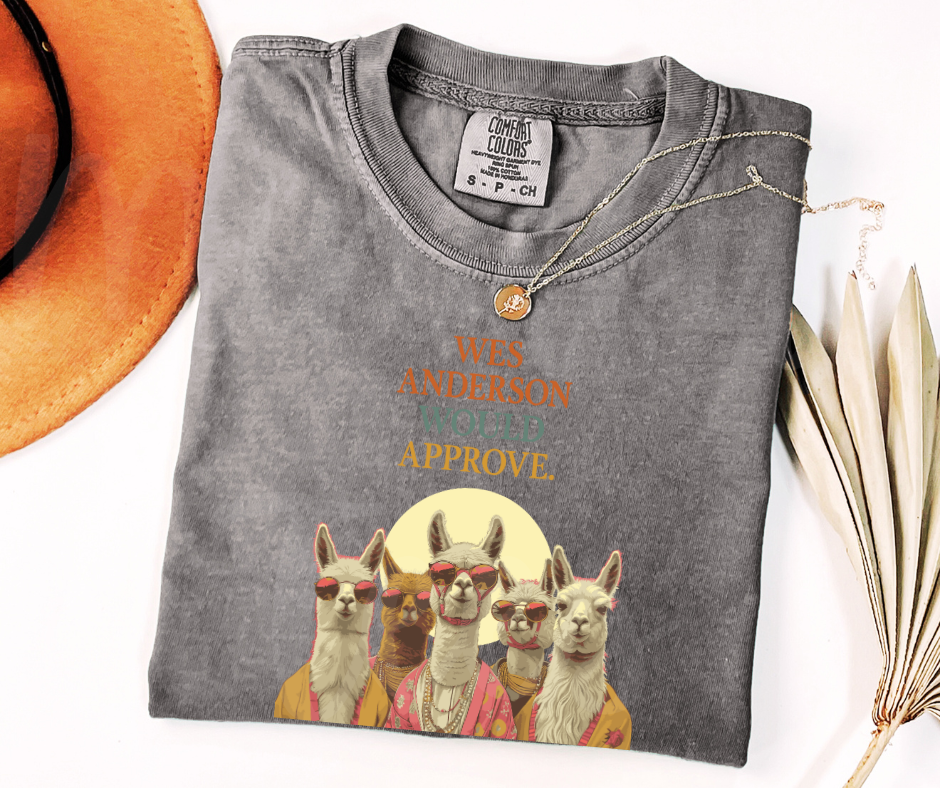 "Wes Anderson" Sarcastic Design Unisex heavyweight t-shirt