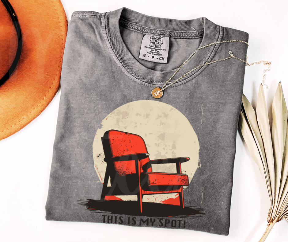 "This Is My Spot" Sarcastic Design Unisex heavyweight t-shirt