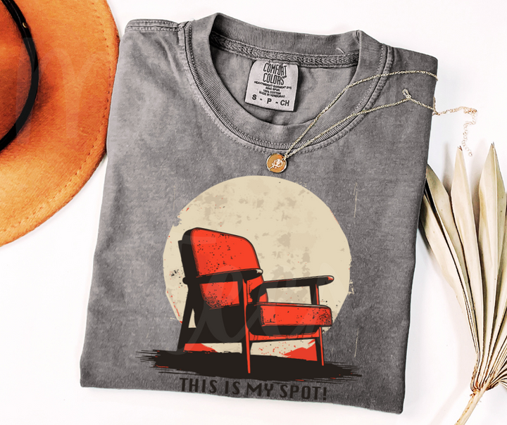 "This Is My Spot" Sarcastic Design Unisex heavyweight t-shirt