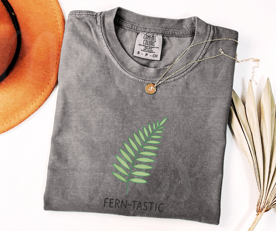 "Ferntastic" Funny Plant Lover Tee Design Unisex heavyweight t-shirt